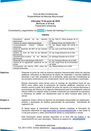 Sustainability of bituminous mixtures