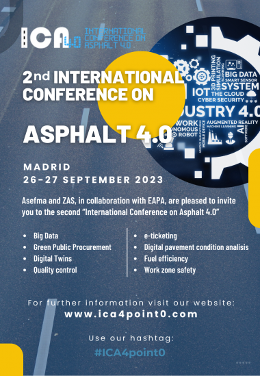 2nd International Conference on Asphalt 4.0