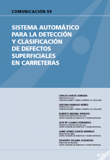 Sistema automático para la detección y clasificación de defectos superficiales en carreteras.