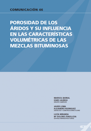 Porosidad de los áridos y su influencia en las características volumétricas de las mezclas bituminosas