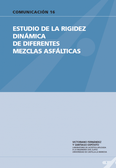 Estudio de la rigidez dinámica de diferentes mezclas asfáltica