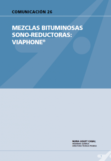 Mezclas bituminosas sono-reductoras: viaphone.