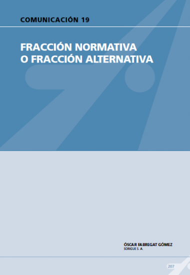 Fracción normativa o fracción alternativa.