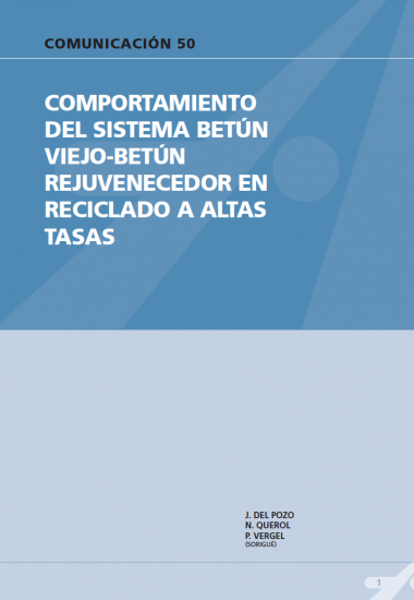 Comportamiento del sistema betún viejo-betún rejuvenecedor en reciclado a altas tasas