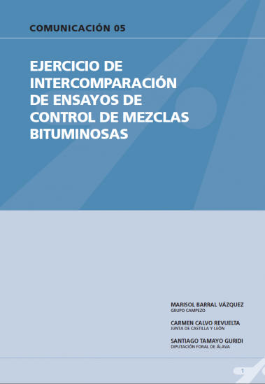 Ejercicio de intercomparación de ensayos de control de mezclas bituminosas