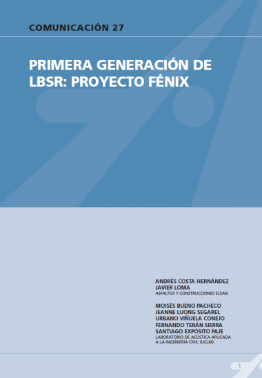 Primera generación de LBSR: proyecto Fénix.