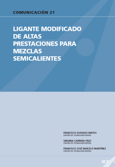 Ligante modificado de altas prestaciones para mezclas semicalientes