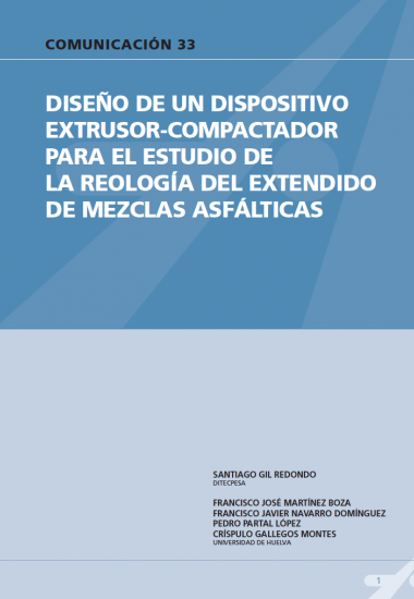 Diseño de un dispositivo extrusor-compactador para el estudio de la reología del extendido de mezclas asfálticas.