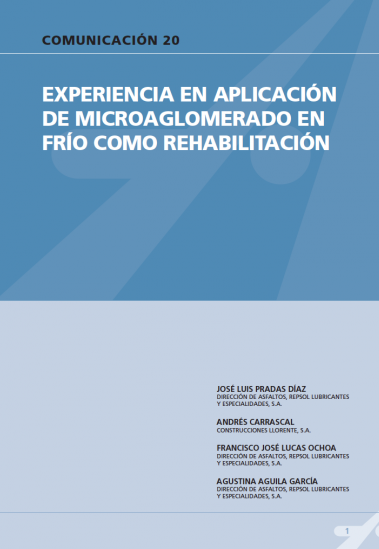 Experiencia en aplicación de microanglomerado en frío como rehabilitación