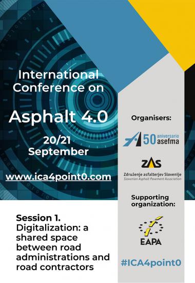 Session 1. International Conference on Asphalt 4.0