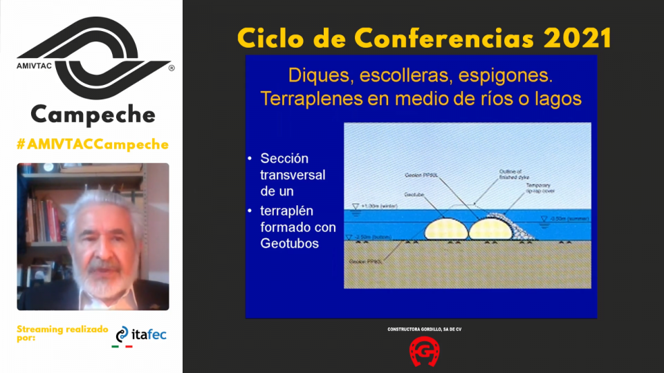 Uso de geotubos en la protección de ríos, costas y lagunas