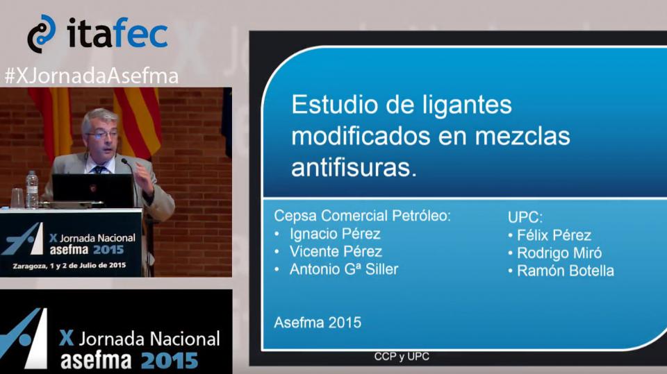 X JN Asefma 2015 - Estudio de Ligantes Modificados en Mezclas Antifisuras