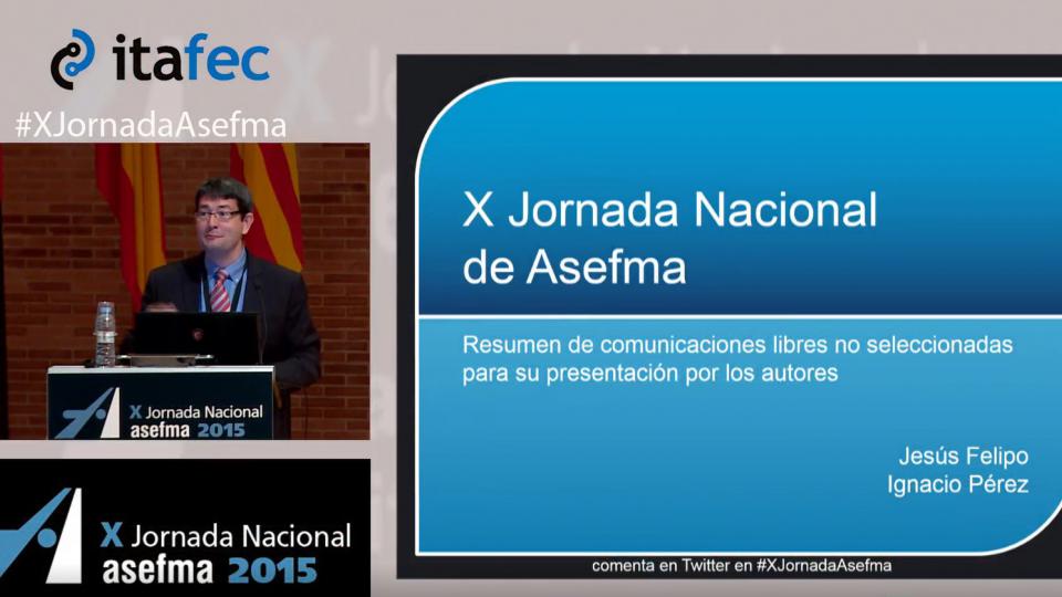 X JN Asefma 2015 - I. Pérez