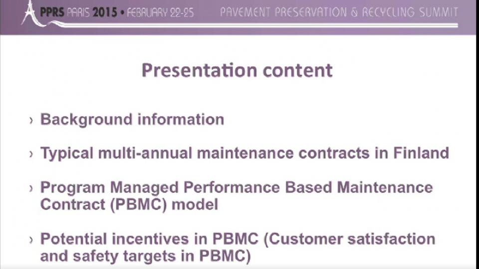 Multi-annual maintenance contracts