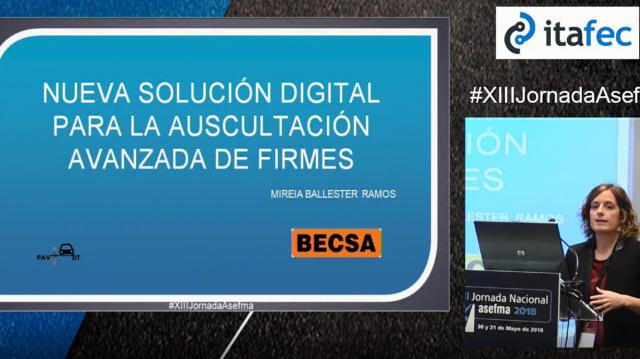 Nueva solución digital para la auscultación avanzada de firmes