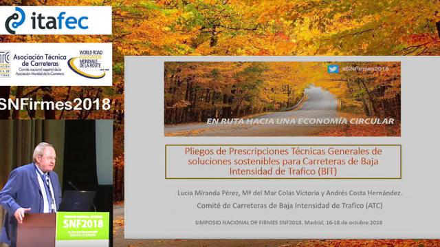 Pliegos de prescripciones técnicas generales de soluciones sostenibles para carreteras de baja intensidad de tráfico