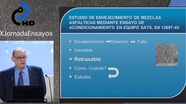 Estudio de envejecimiento de mezclas asfálticas mediante ensayo de acondicionamiento en equipo SATSEN 12697-45