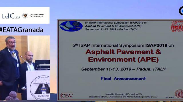 5th ISAP International Symposium ISAP2019 on Asphalt Pavement & Environment (APE). Final announcement